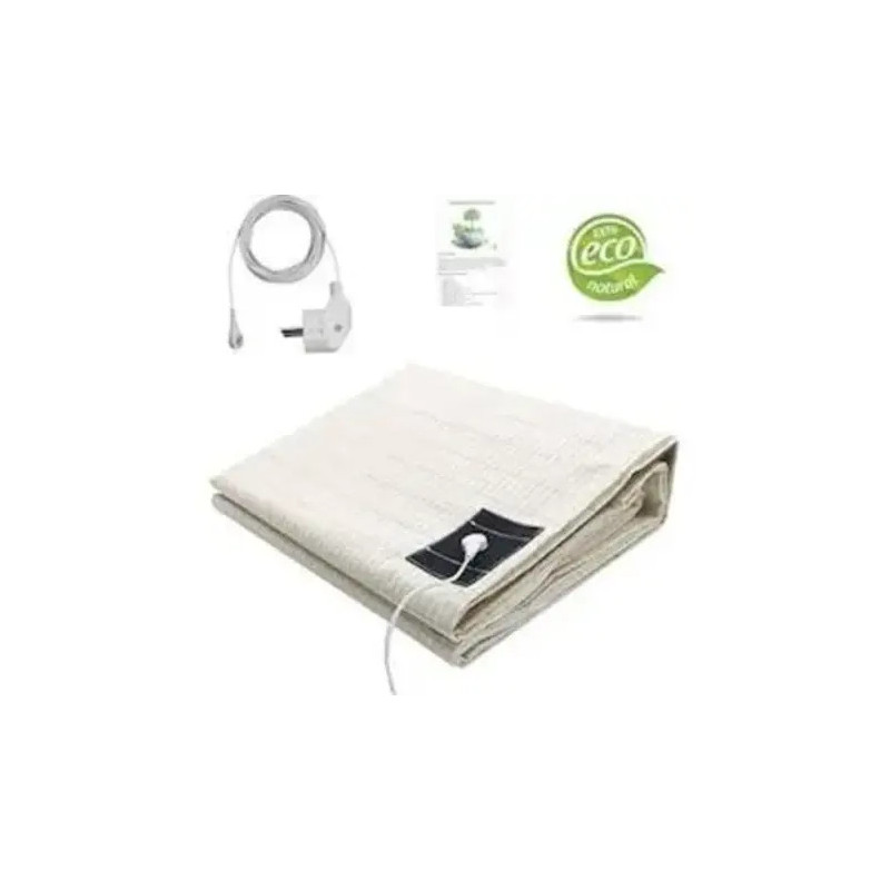 Grounded Bed Sheet – Drap de mise à la terre coton & argent conducteur