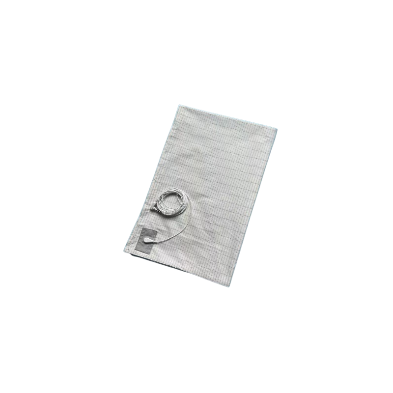 Grounded Bed Sheet – Drap de mise à la terre coton & argent conducteur