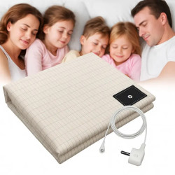 Grounded Bed Sheet – Drap de mise à la terre coton & argent conducteur
