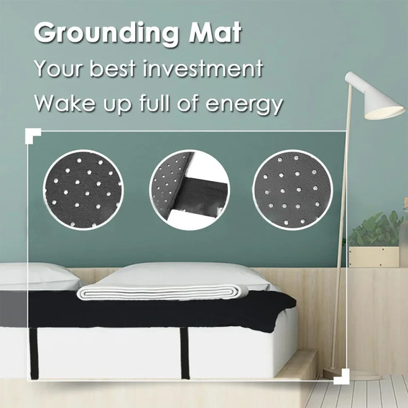 Grounding Pad – Tapis de mise à la terre pour sommeil et bien-être